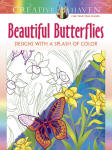 Creative Haven Beautiful Butterflies: Designs with a Splash of Color, by Jessica Mazurkiewicz