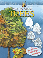 Creative Haven How To Draw Trees: Easy-to-follow, step-by-step instructions for drawing 15 different beautiful trees, by Marty Noble