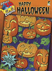3-D Coloring Book--Happy Halloween, by Jessica Mazurkiewicz