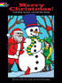 Merry Christmas! Stained Glass Coloring Book, by John Green, Jessica Mazurkiewicz and Ted Menton