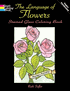 The Language of Flowers Stained Glass Coloring Book, by Ruth Soffer
