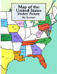 Map of the United States Sticker Picture, by Pat Stewart