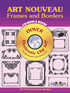 art nouveau frames and Borders - CD-Rom & Book, by Dover