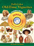 Full-Color old-time vignettes - CD-Rom & Book, by Dover