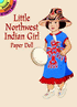 Little Northwest Indian Girl Paper Doll, by Allert
