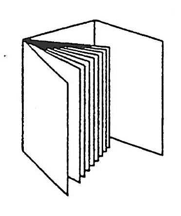 Illustration of foldout cover (gatefold).