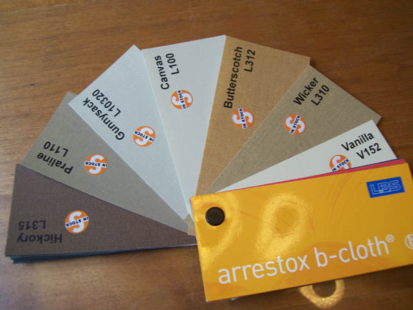 Arrestox-B hard cover material color swatch