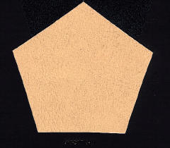 Ashai print hardbinding cover fabric sample: Cream/Tan