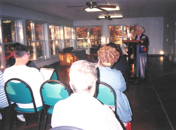 Genealgoical seminar held during Genealogy in t he Woods 2003 Retreat.